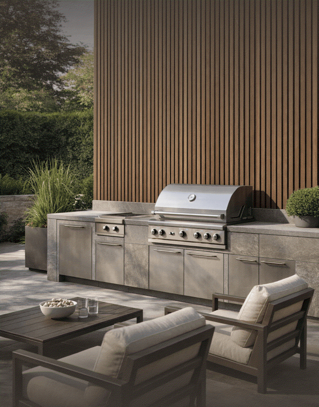 Transform Your Outdoor Kitchen with Easy-to-Install Wall Panels