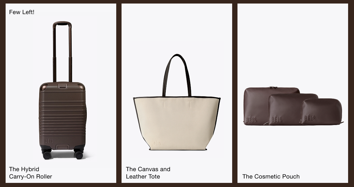 Few left! Shop the Hybrid Carry-on Roller in Espresso while you still can.