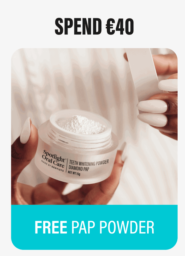 SPEND £40 FREE PAP POWDER
