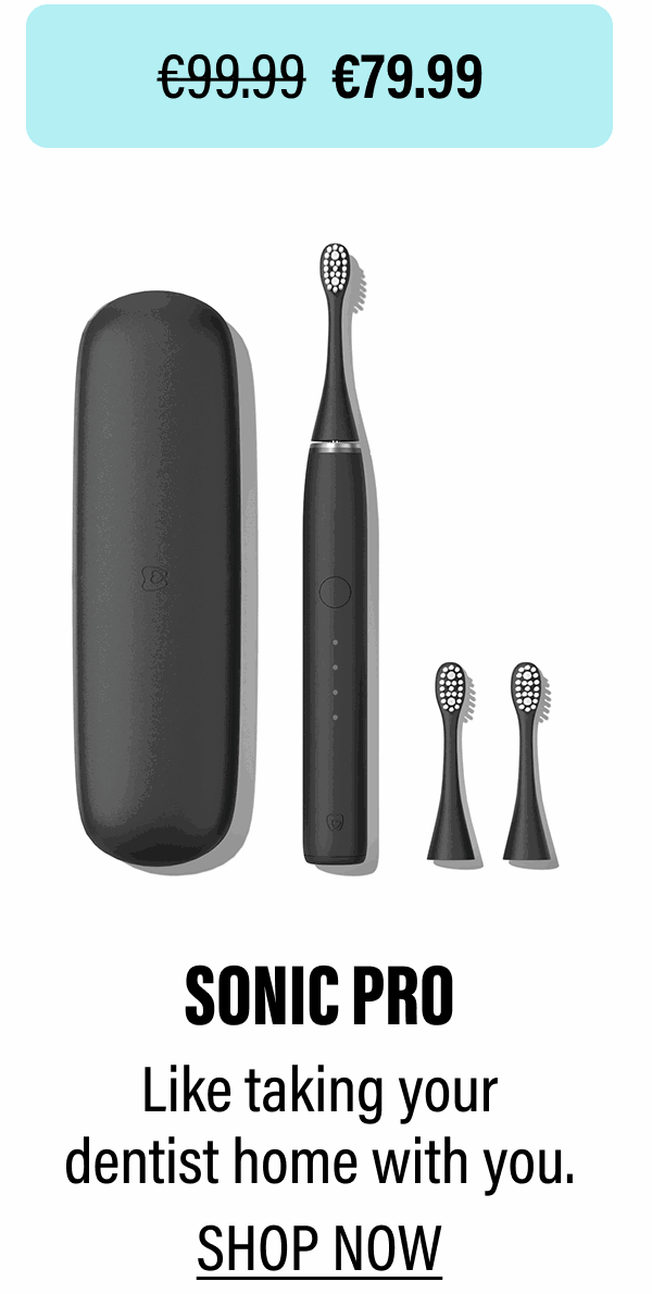 SONIC PRO - Like taking your dentist home with you. | SHOP NOW