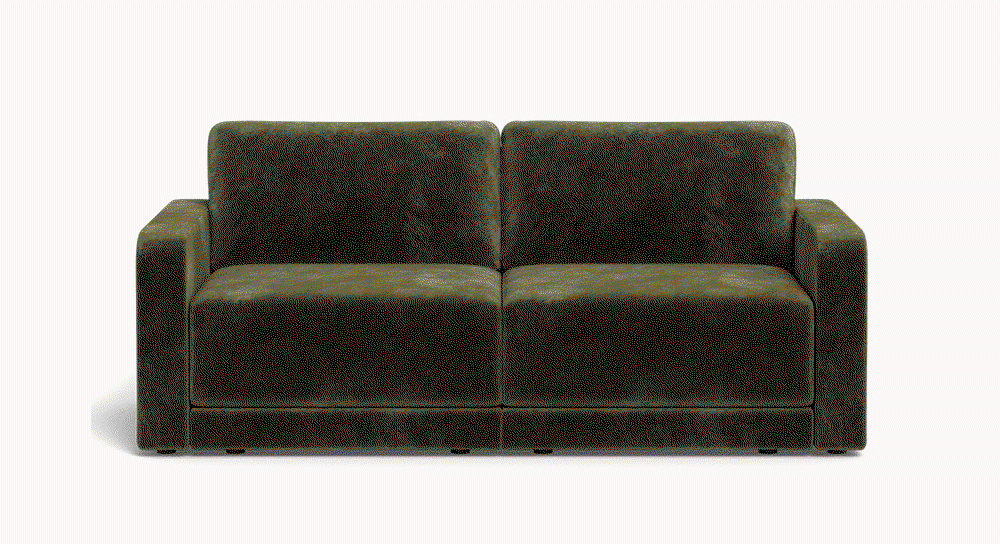 Get good looks without compromising on comfort with this compact, deep seat sofa bed that easily converts into a queen bed using just 2 seats. Shop Orian.