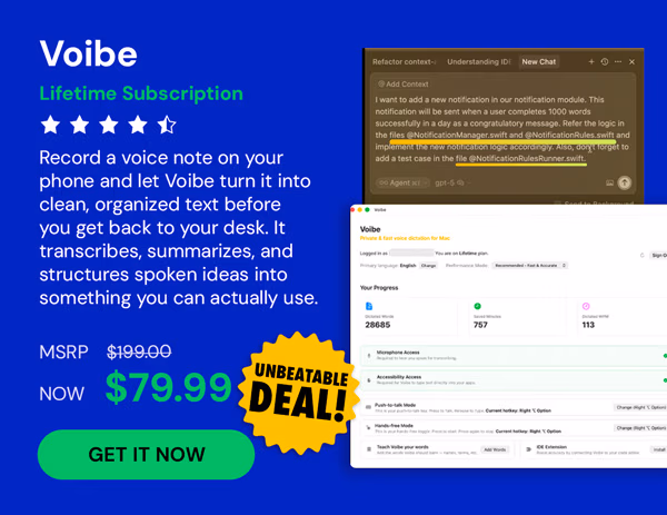 Voibe Lifetime Subscription