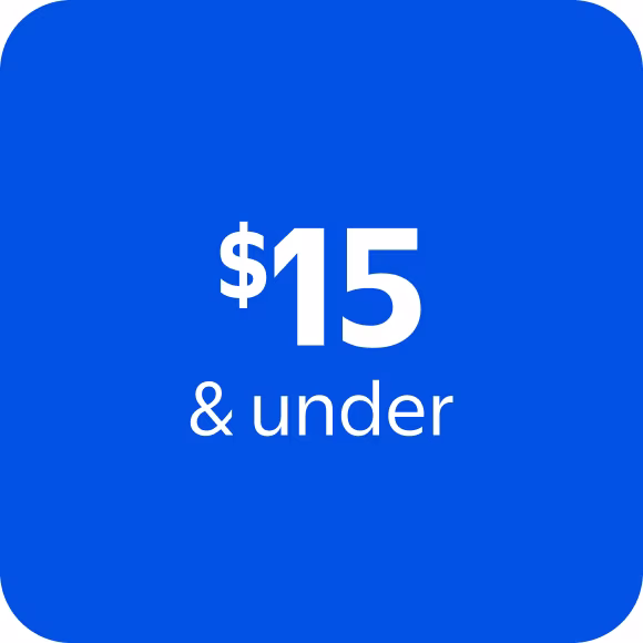 $15 and under