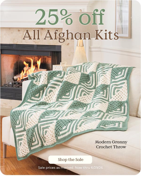 25% Off Afghan Kits