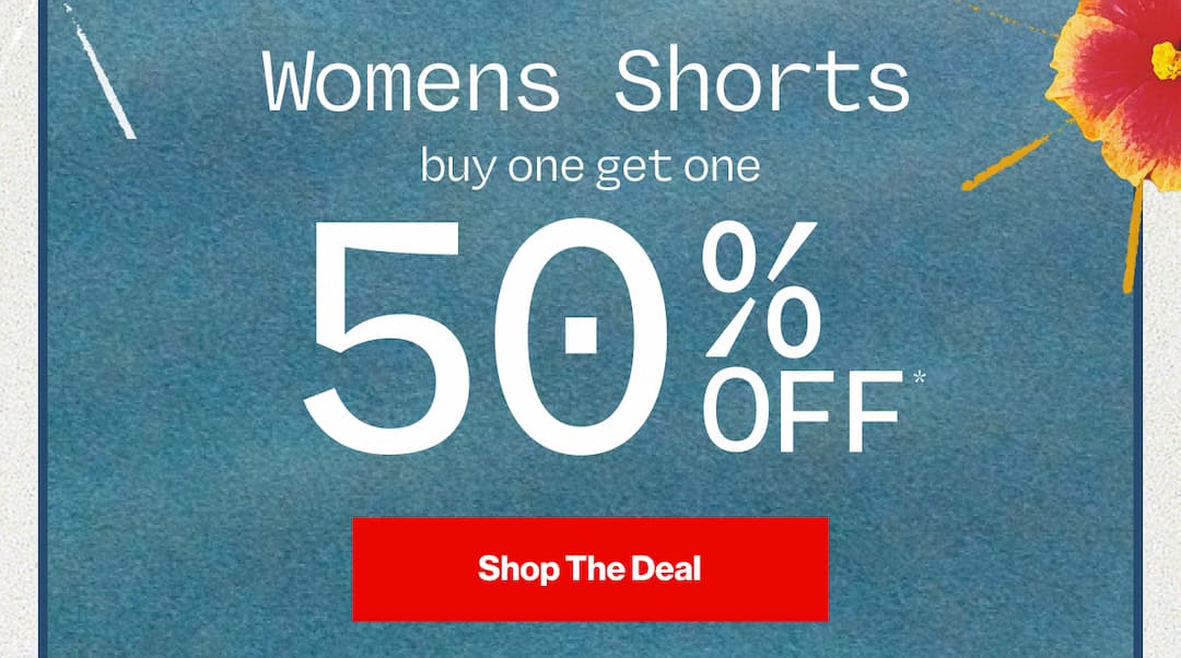 BOGO 50% Off Women's Shorts