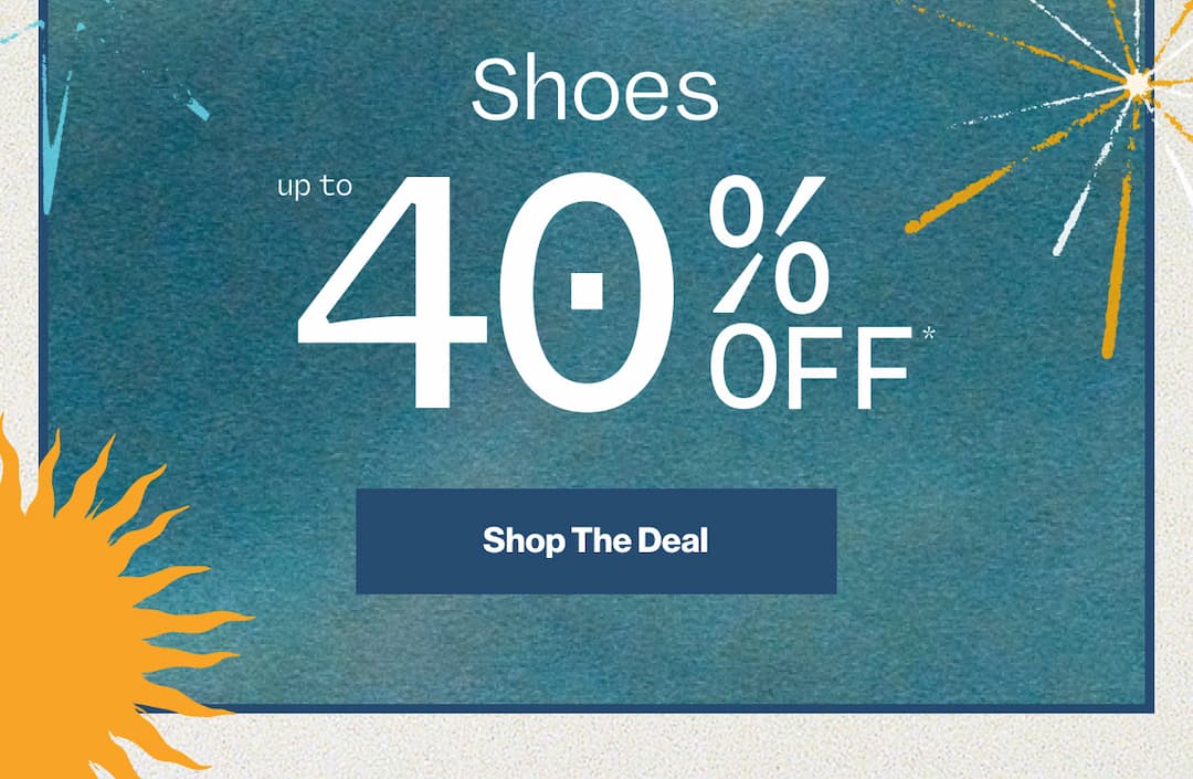 up to 40% Off Shoes