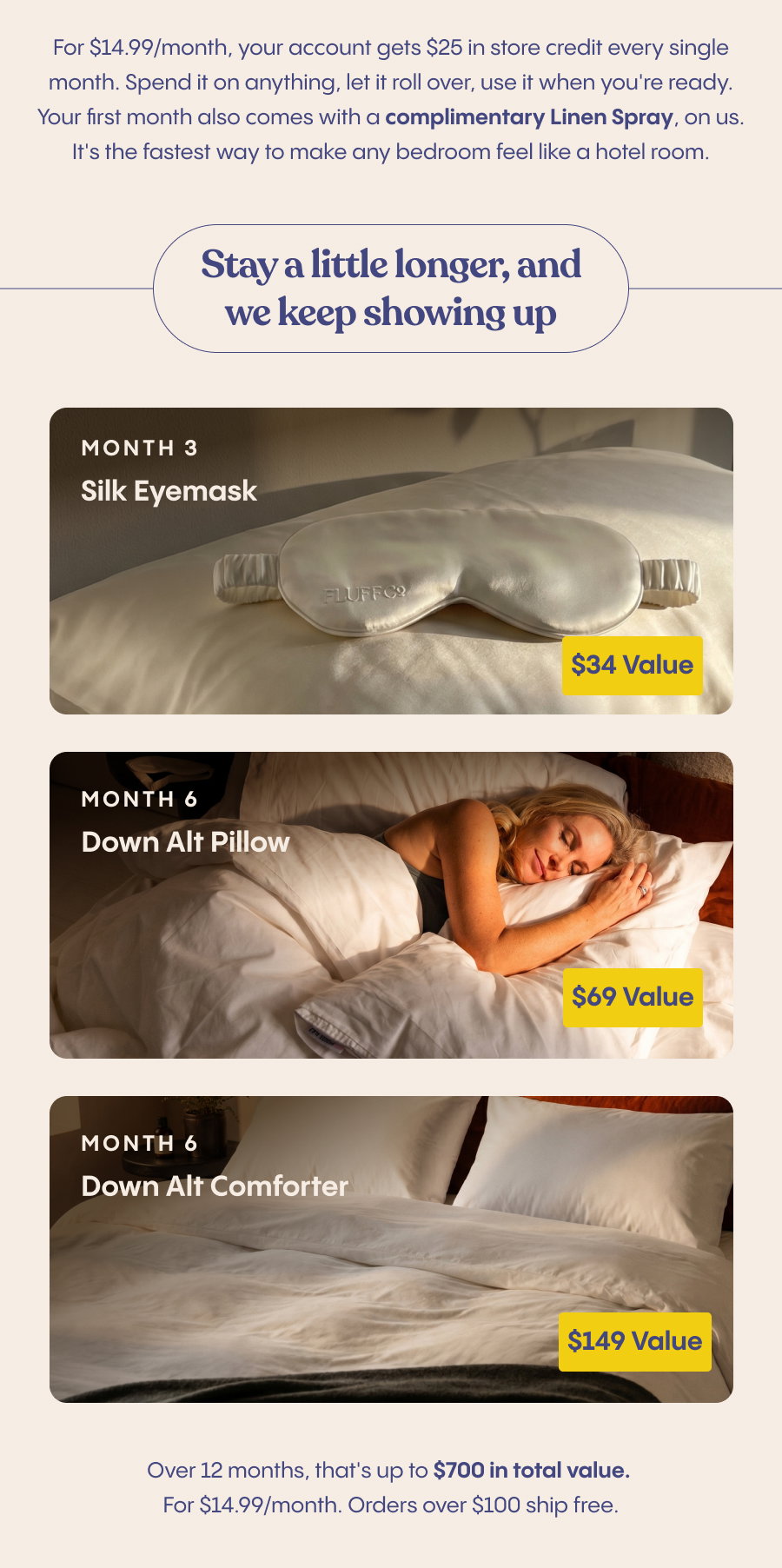 We just launched something we've never done before. Inner Circle, a membership that pays you back to sleep better.