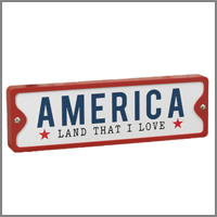 America Land That I Love Woodblock