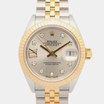 Datejust 279173G Silver 18K Ye