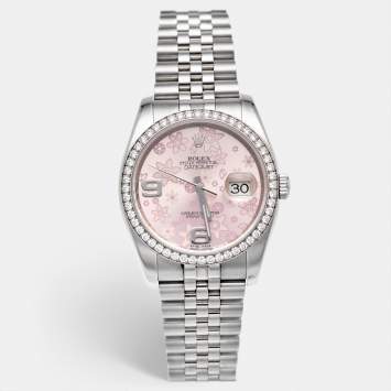 Datejust 116244 Pink Dial Diam