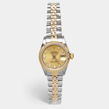 Datejust 16233 Champagne Dial 