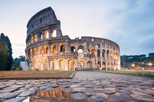 Highlights of Italy webpage