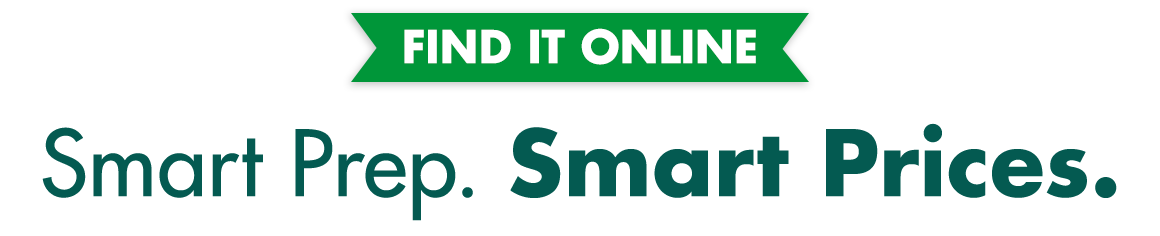Smart Prep. Smart Prices.