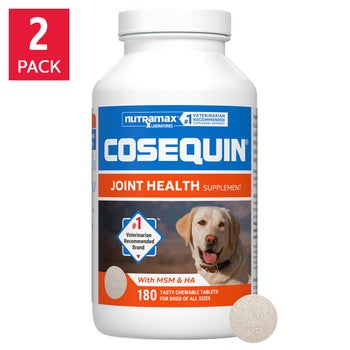 Nutramax Cosequin Joint Health Supplement Plus MSM and HA, 180ct Tablets, 2-pack