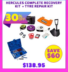 Complete Recovery Kit (11-Piece) + Tyre Repair Kit