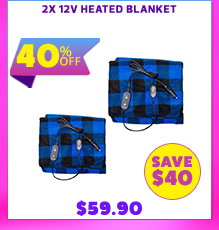 2x 12V Heated Blanket