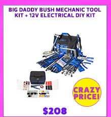 Big Daddy Bush Mechanic Tool Kit + 12V Electrical DIY Kit