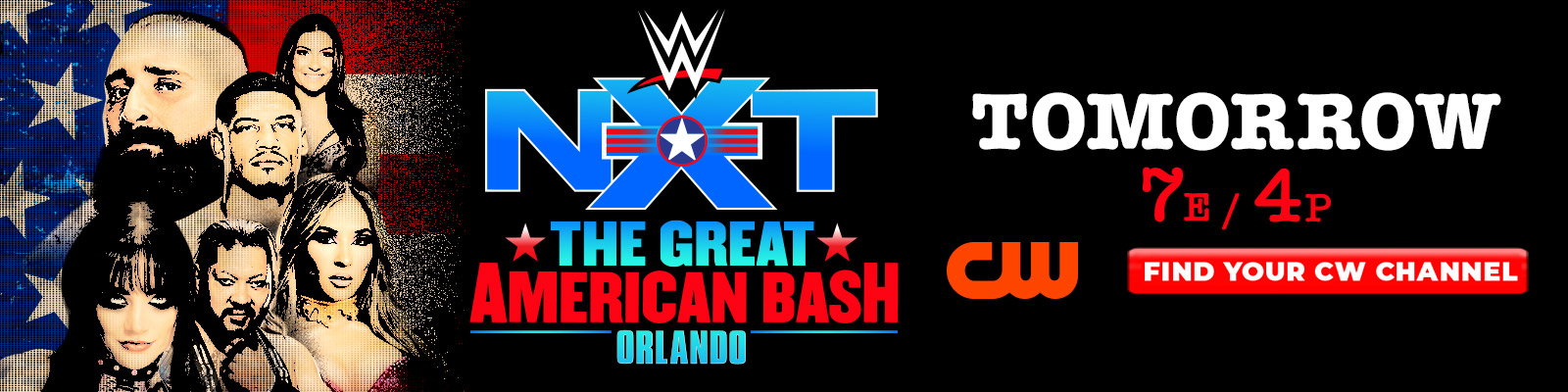 NXT Great American Bash Tomorrow on CW