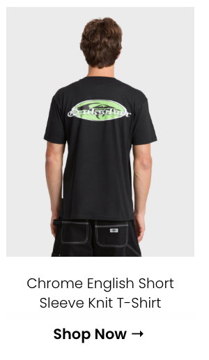 Chrome English Short Sleeve Knit T-Shirt