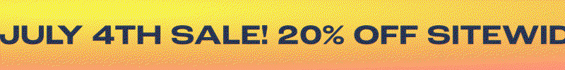 20% Off Sitewide!
