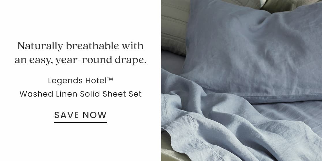Premium Washed Linen Solid Sheet Set