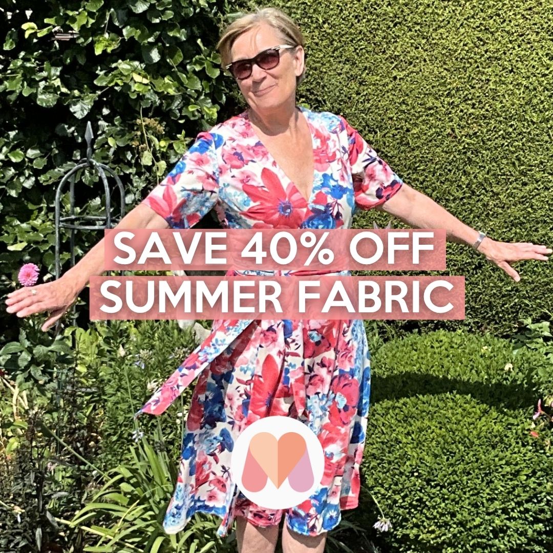 Save 40% off summer fabrics