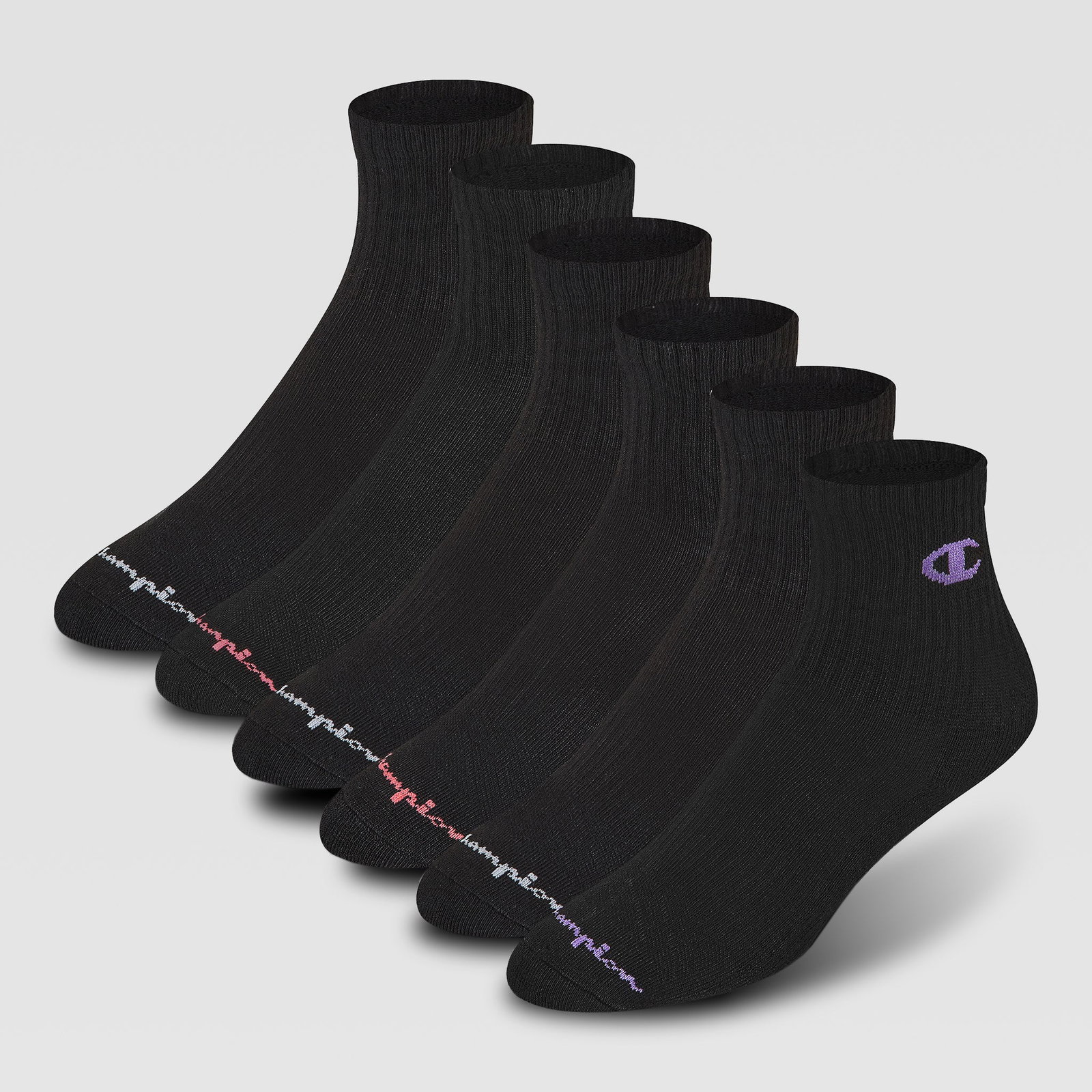 Image of 6Pk Women's Cushion High Quarter