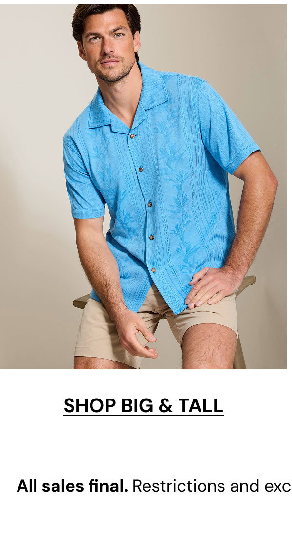 Shop Big & Tall