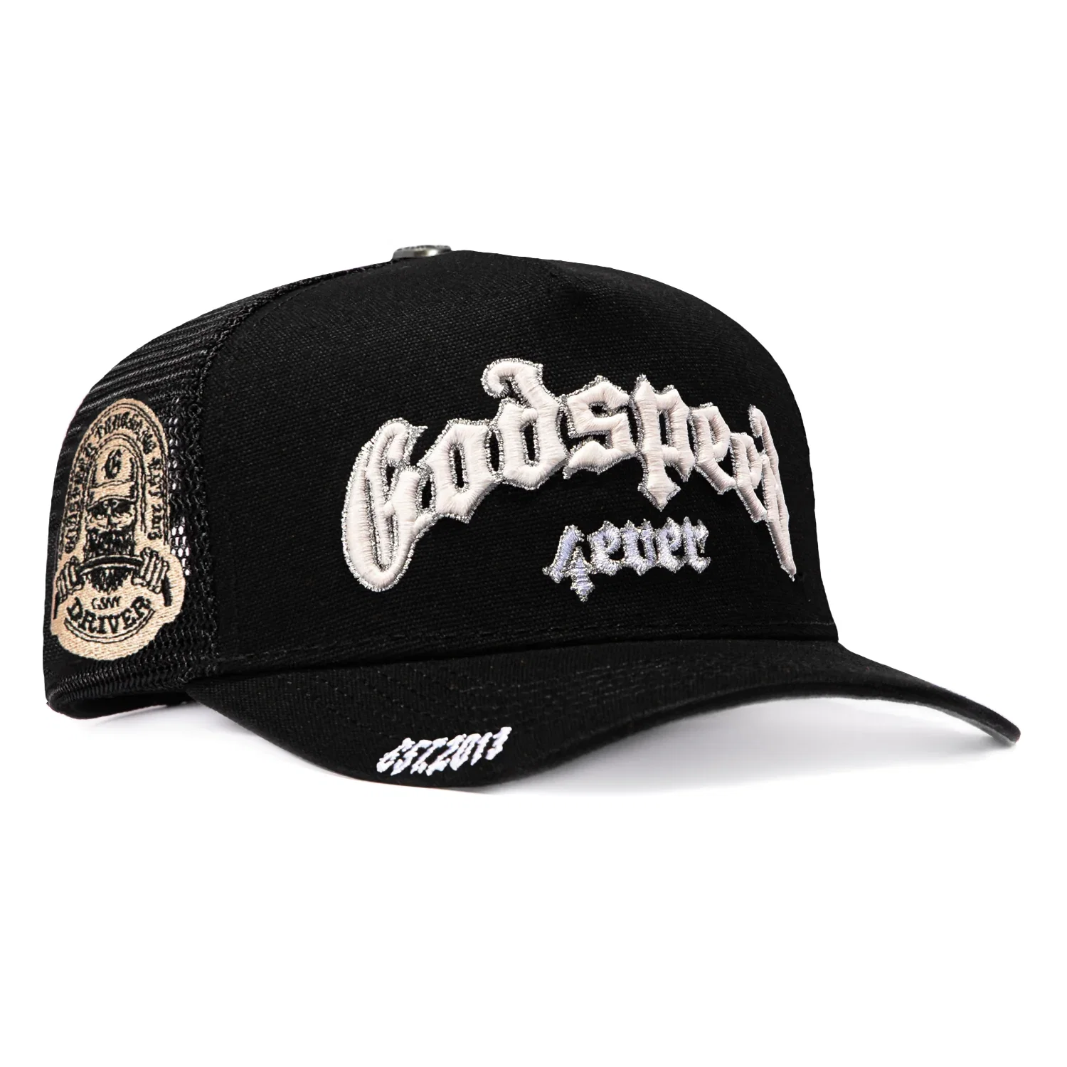 Image of Godspeed Forever Trucker Snapback Hat - Black