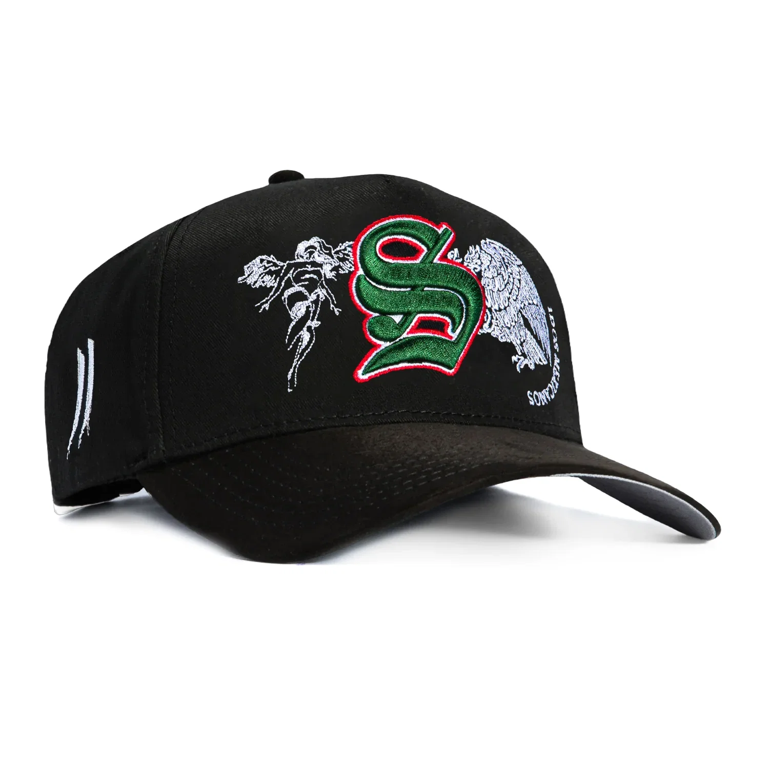 Image of Sworn To Us Estados Unidos Mexicanos Snapback Hat - Black