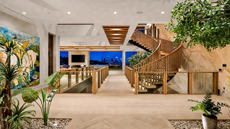 Meet Opal, a $53 Million Mega-Mansion in Beverly Hills With a Pickleball Court on the Roof