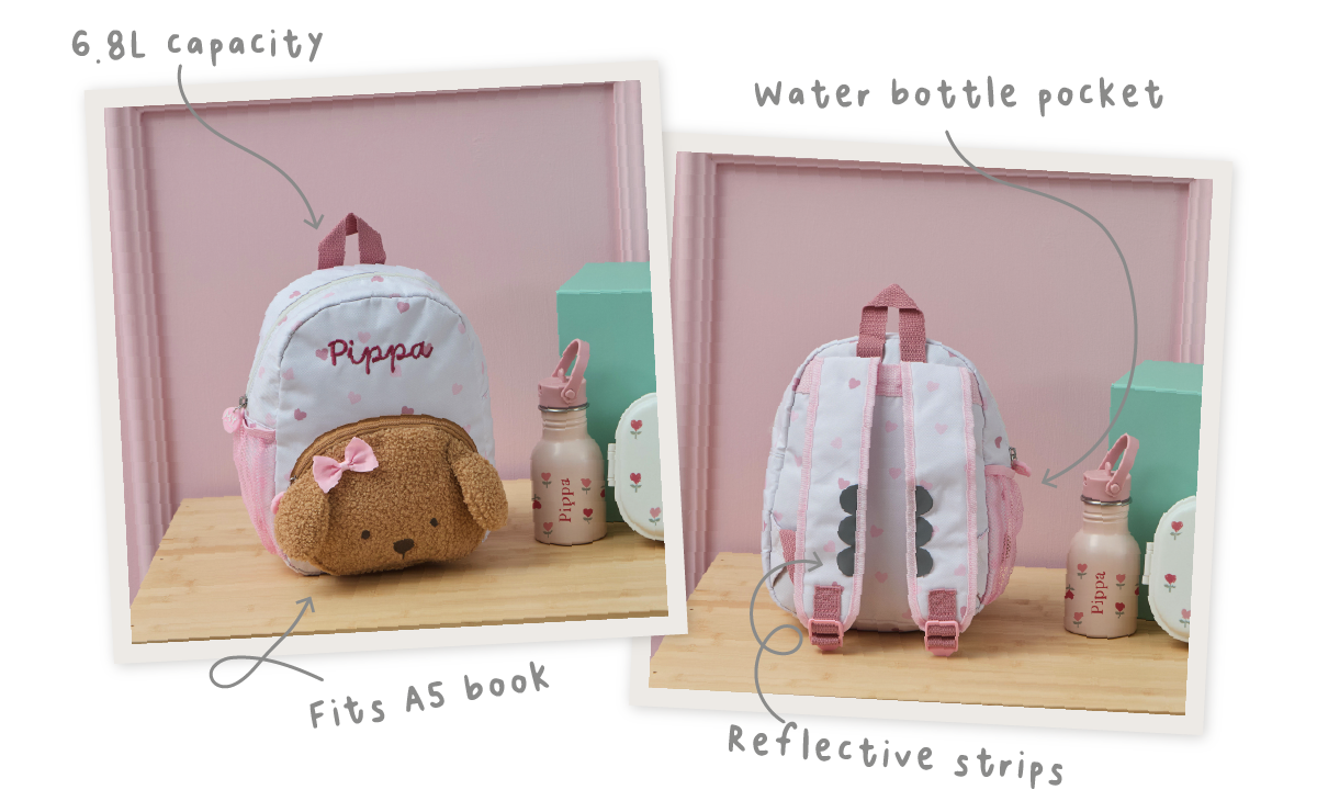 Personalised Cockapoo Pocket Mini Backpack