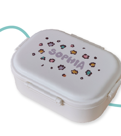Personalised Leopard Print Lunchbox