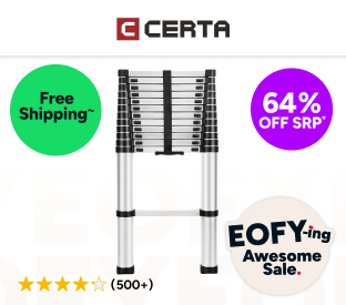 Certa 3.9m Telescopic Ladder Product Image