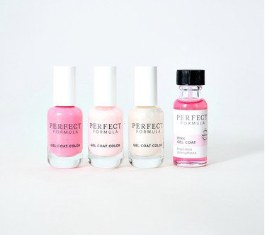 Perfect Formula Pink Gel Coat & Color 4-Piece Set