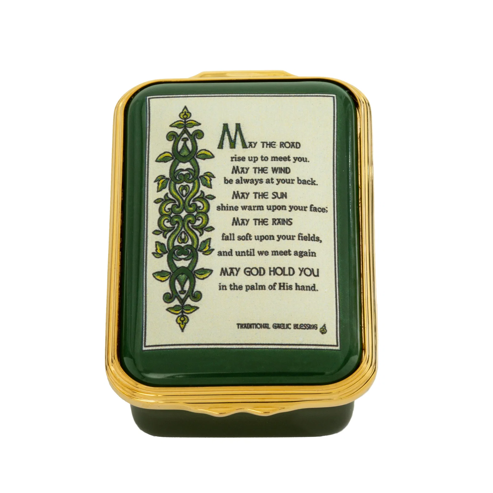 Image of Irish Prayer Enamel Box