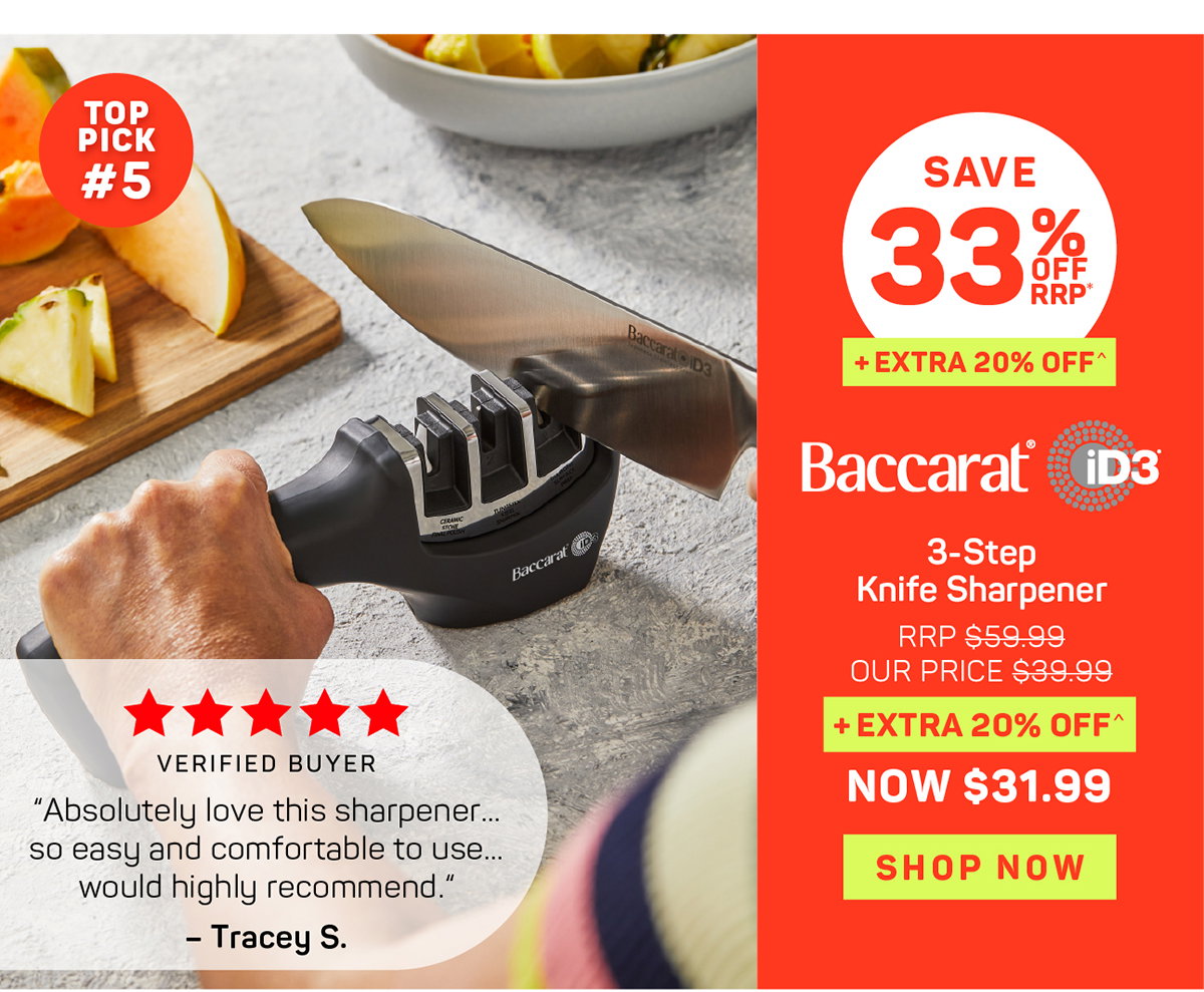 Baccarat iD3 3-Step Knife Sharpener