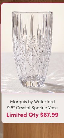 Waterford Crystal | Limited Quantity $67.99 | Marquis by Waterford 9.5" Sparkle Vase