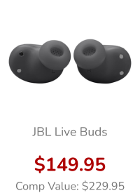 JBL Live Buds 3 Earbuds True Wireless Noise Cancelling in Black