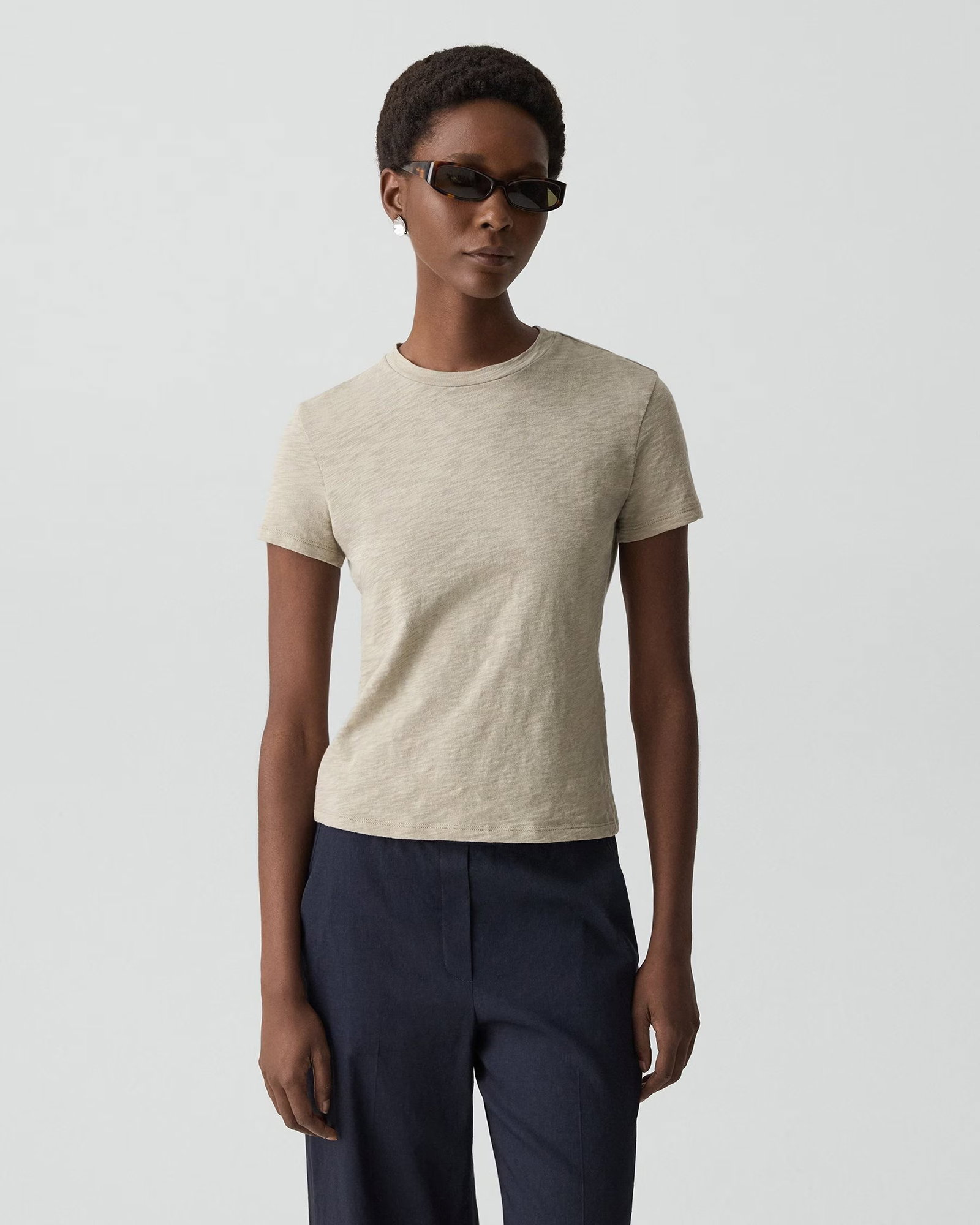 Tiny Tee in Organic Slub Cotton