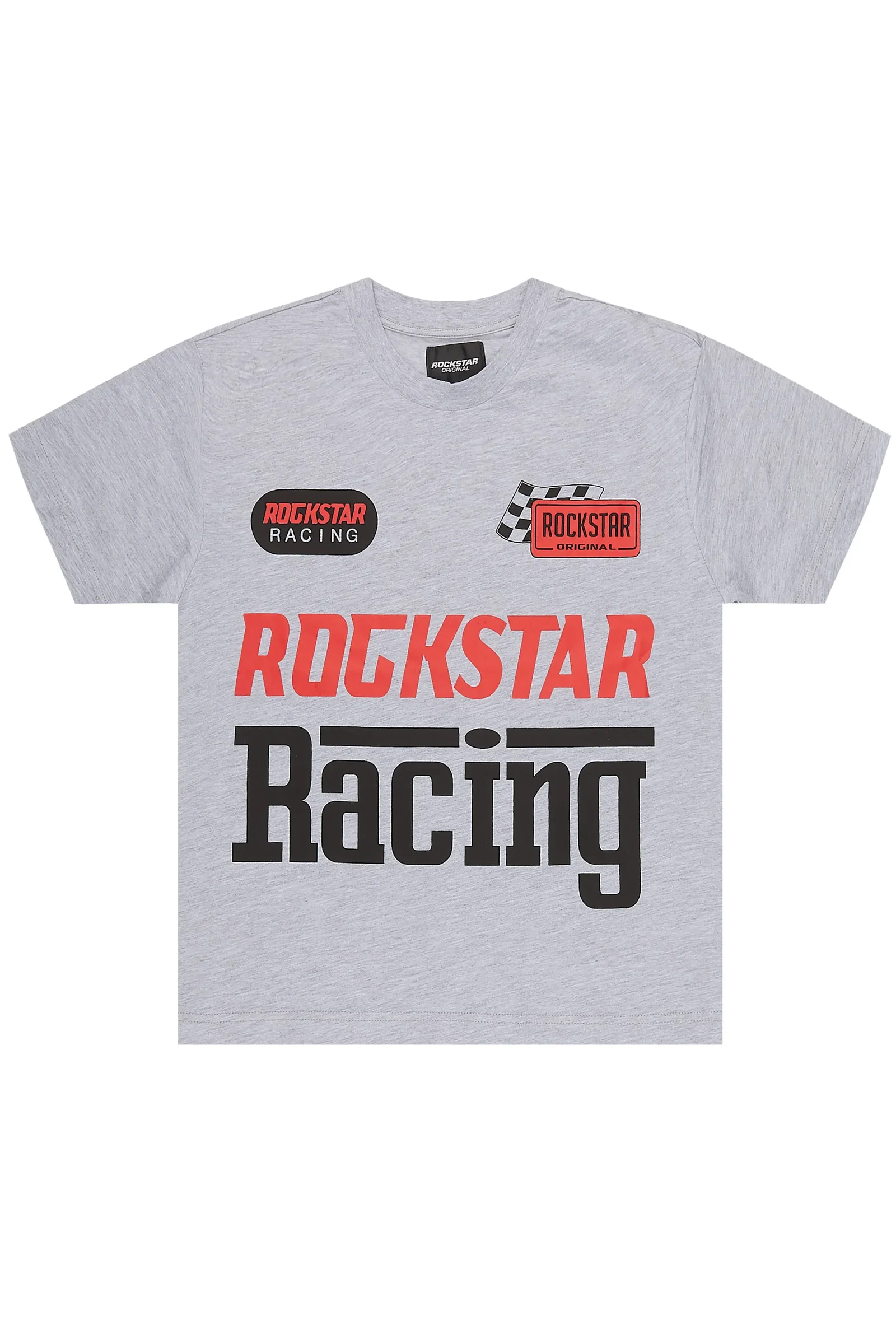 Image of Boys Spiller Heather Grey Oversized T-Shirt