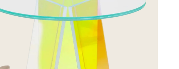 Glas Italia Shimmer Side Table
