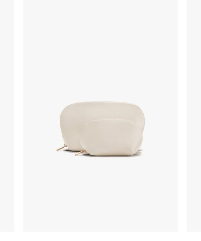 Travel Case Set Ecru