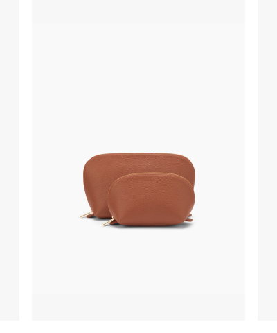 Travel Case Set Caramel