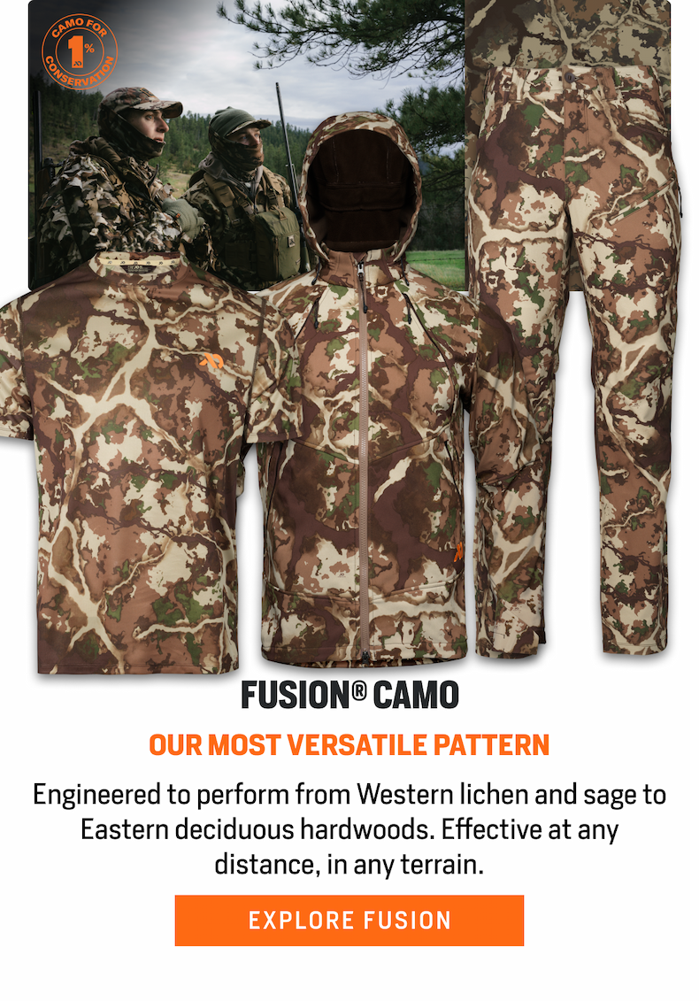 Fusion Camo: Our most versatile pattern