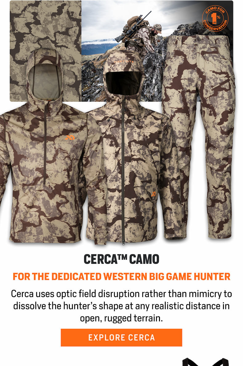 Cerca Camo: For the dedicated wester big game hunter