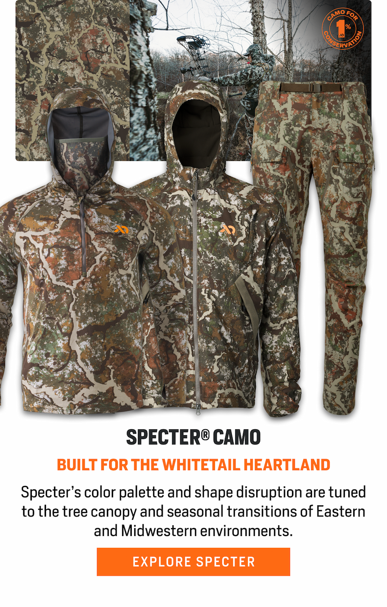 Specter Camo: Built for the whitetail heartland