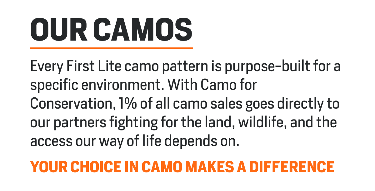 NFTW & Camo for Conservation 