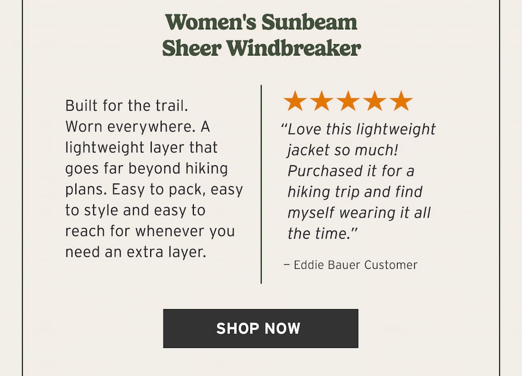 Women's Sunbeam Sheer Windbreaker