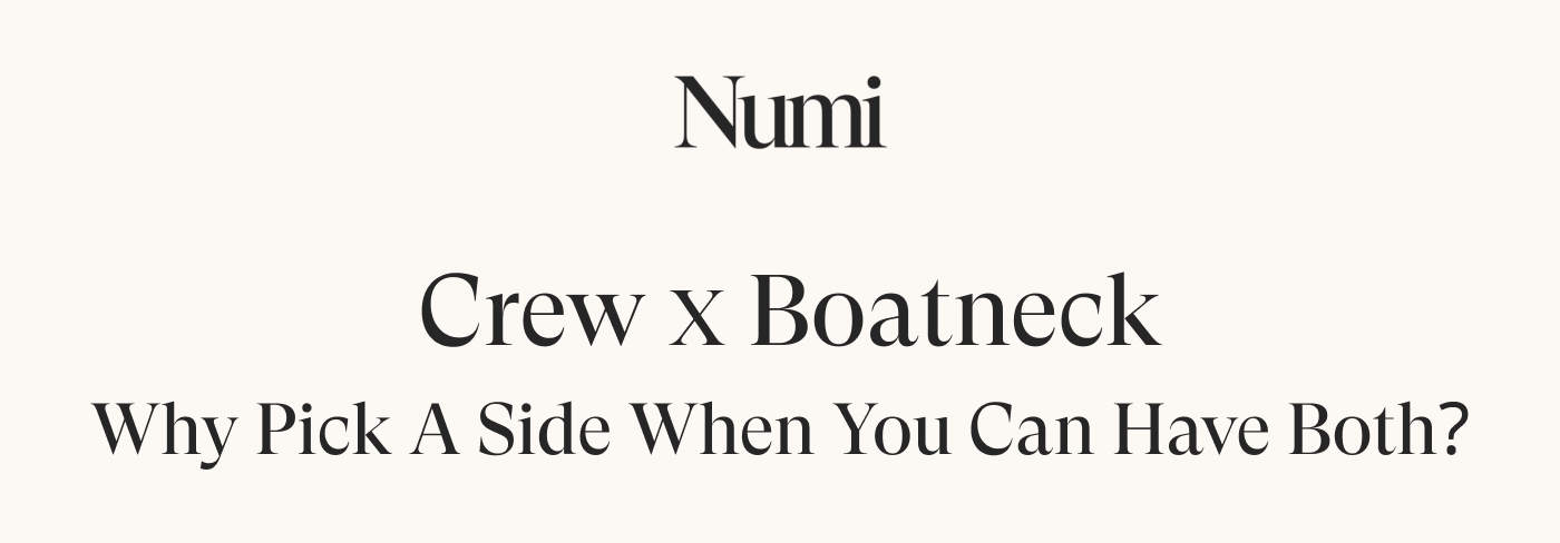 Crew x Boatneck
